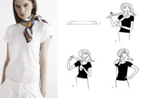 4 CÁCH THẮT KHĂN LỤA VUÔNG CHO CÔNG SỞ THANH LỊCH NHƯ CÔNG NƯƠNG ANH