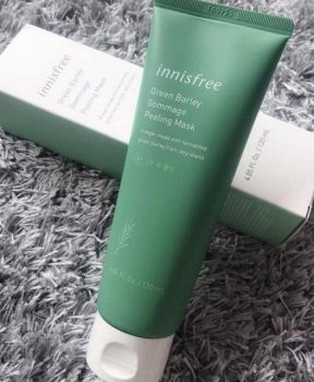 Mặt Nạ Tẩy Tế Bào Chết Innisfree Green Barley Gommage Peeling Mask
