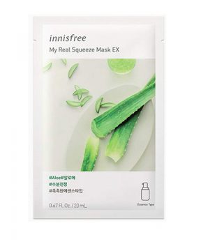 Mặt Nạ Giấy Trà Xanh Innisfree My Real Squeeze Mask Ex Green Tea 20ml