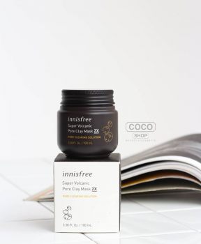 Mặt nạ đất sét Innisfree Super Volcanic Pore Clay Mask 2X 