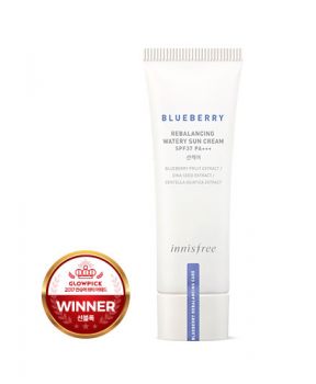 Kem chống nắng vật lý Innisfree Blueberry Rebalancing Watery Sun Cream SPF45 PA+++ 40ML