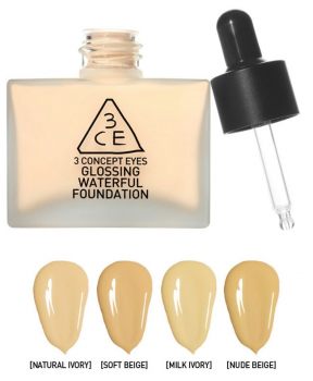 Kem Nền 3CE Glossing Waterful Foundation