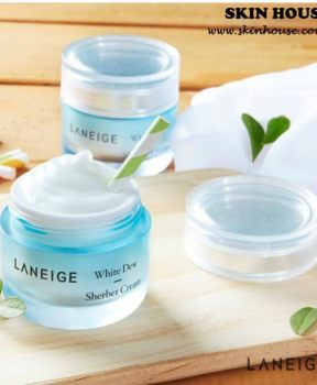 Kem dưỡng Laneige White Dew Sherbet Cream trắng da