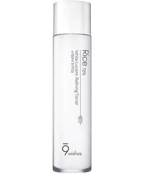 Nước Hoa Hồng 9Wishes Rice 72% White Lucent Toner