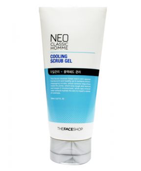 Gel Tẩy Tế Bào Chết The Face Shop Neo Classic Homme Cooling Scrub Gel