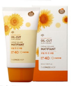 Kem Chống Nắng The Face Shop Natural Sun Oii Cut Sun Cream SPF40 PA++
