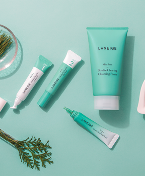 Gel Nóng Và Mặt Nạ Chăm Sóc Lỗ Chân Lông Laneige Mini Pore Heating & Clean Duo 15ml*2
