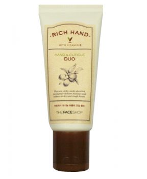 Kem Dưỡng Da Tay The Face Shop Rich Hand V Hand & Cuticle Duo