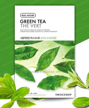 Mặt Nạ Trà Xanh The Face Shop Real Nature Mask Green Tea