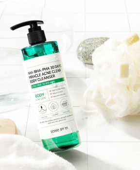 Sữa Tắm SOME BY MI Làm Giảm Mụn 400g AHA-BHA-PHA 30 Days Miracle Acne Clear Body Cleanser