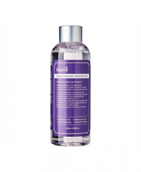Klairs Supple Preparation Unscented Toner – Nước hoa hồng không mùi cho da nhạy cảm – 180ml
