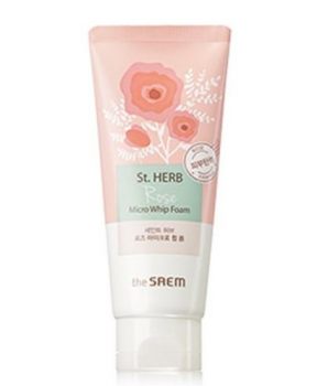 Sữa Rửa Mặt The Saem St.Herb Micro Whip Foam Rose
