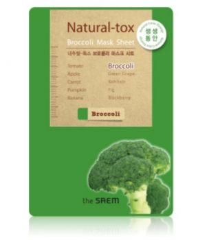 Mặt Nạ The Saem Natural Tox Brocolli Mask Sheet