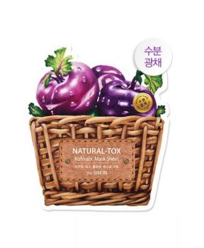 Mặt The Saem Natural Tox Kohlrabi Mask Sheet