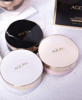 Phấn Tươi Dưỡng Ẩm Da AGE 20's 21 Light Beige 14g X 2 Lõi Signature Essence Cover Pact Moisture