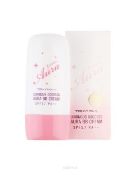 Kem CC Tony Moly Luminous Baby Aura CC Beam SPF15