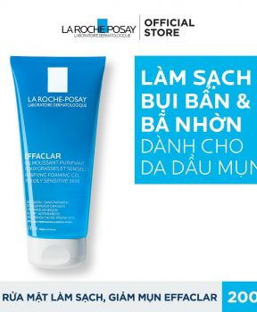 Gel Rửa Mặt La Roche-Posay Dành Cho Da Dầu, Nhạy Cảm 200ml