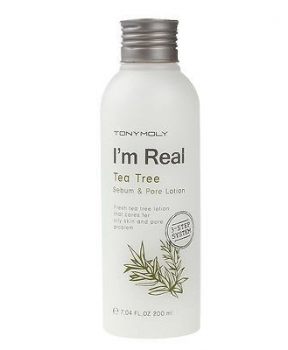 Sữa Dưỡng Tonymoly I'm real Tea Tree Sebum & Pore Lotion