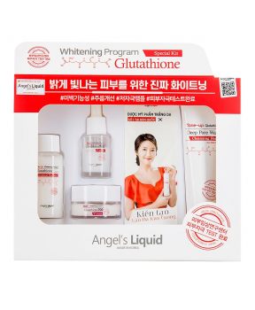 Bộ Kit Angel's Liquid Dưỡng Sáng Da, Mờ Thâm Nám 4 Món