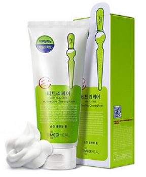 Sữa Rửa Mặt Tỉnh Chất Tràm Trà Ngăn Ngừa Và Trị Mụn Mediheal Teatree Care Cleansing Foam