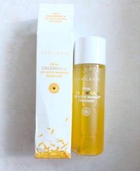 Tẩy Trang Mắt Môi Aprilskin Real Calendula Lip & Eye Makeup Remover