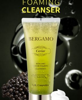 Sữa Rửa Mặt BERGAMO Chiết Xuất Trứng Cá Tầm 150ml Caviar Foaming Cleanser