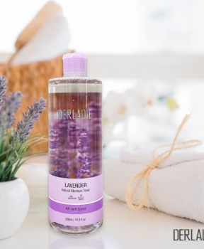 Toner Derladie Oải Hương Kháng Viêm, Kiềm Dầu 500ml Lavender Natural Moisture Toner