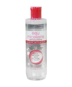 Nước Tẩy Trang Evoluderm Cho Da Dễ Kích Ứng & Nhạy Cảm Micellar Cleansing Water Reactive Skins