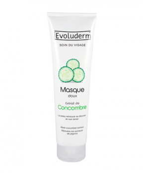 Mặt Nạ Evoluderm Chiết Xuất Dưa Leo Làm Dịu, Mềm Da 150ml Gentle Mask Cucumber Extract