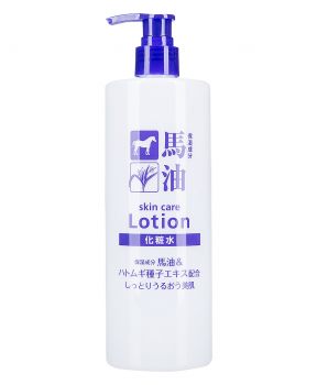 Nước Hoa Hồng Hatomugi Từ Hạt Ý Dĩ & Dầu Ngựa 500ml Horse Oil & Hatomugi Lotion
