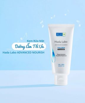 Kem Rửa Mặt Hada Labo Dưỡng Ẩm Tối Ưu Cho Mọi Loại Da 80g Advanced Nourish Hyaluron Cleanser