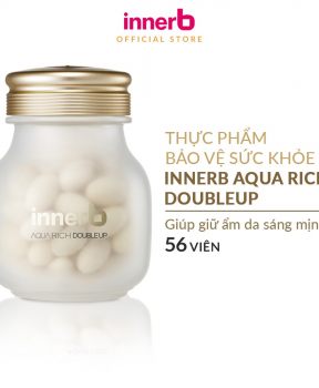 Thực Phẩm Bảo Vệ Sức Khỏe InnerB Aqua Rich DoubleUp 56 Viên Aqua Rich DoubleUp 33.6g (600 mg x 56)