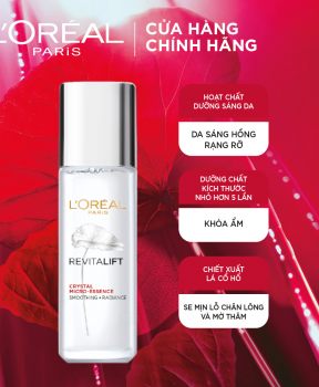 Dưỡng Chất L'Oreal Làm Căng Mướt Da 130ml Revitalift Crystal Micro Essence