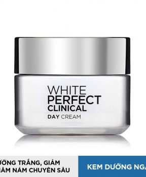 Kem Dưỡng Sáng Da, Giảm Thâm Nám Chuyên Sâu Ban Ngày L'Oréal Paris SPF19 50ml White Perfect Clinical Day Cream