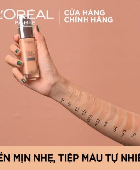 Kem Nền L'Oréal Mịn Nhẹ Dưỡng Da Dạng Lỏng F2 30ml True Match Blendable Foundation