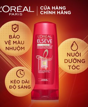 Dầu Xả Giữ Màu Cho Tóc Nhuộm L'Oréal Paris 325ml Elseve Color Protect Conditioner