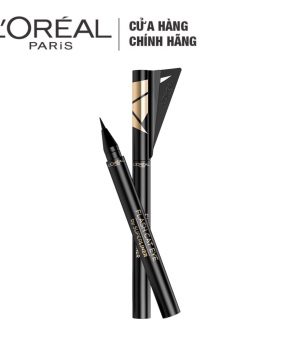Kẻ Mắt Nước Mắt Mèo L'Oreal Màu Đen Super Liner Flash Cat Eye - Black 9g