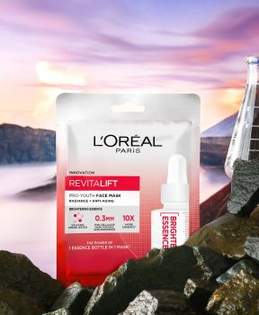 Mặt Nạ Giấy Dưỡng Chất Cô Đặc L'Oreal Dưỡng Sáng Da 30g Revitalift Pro-Youth Face Mask Radiance + Anti-Aging