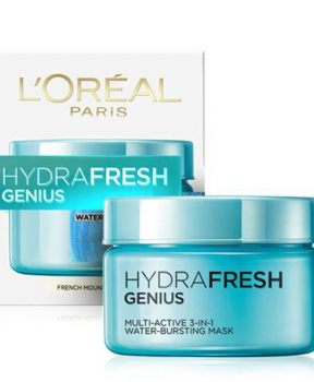 Mặt Nạ Ngủ Dưỡng Ẩm Chuyên Sâu L'Oreal 100ml Hydrafresh Genius Water-Bursting Mask