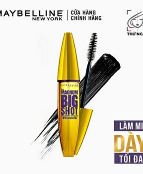 Mascara Maybelline Làm Dày Mi Cực Đại Không Lem Không Trôi 10ml The Magnum Big Shot Mascara