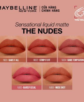 Son Kem Lì Nhẹ Môi Maybelline Sensational Liquid Matte Lipstick