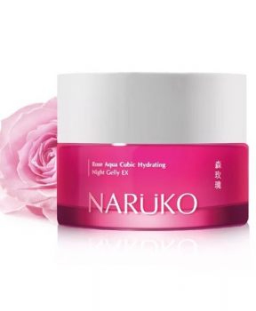 Mặt Nạ Ngủ NARUKO Hoa Hồng Nhung Cấp Nước Dưỡng Ẩm Da 80g Rose and Aqua-In Super Hydrating Night Gelly