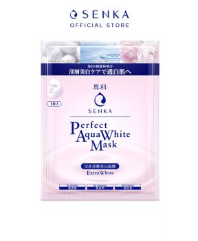 Mặt Nạ Senka Dưỡng Da Sáng Hồng 25ml Perfect Aqua White Mask Extra White