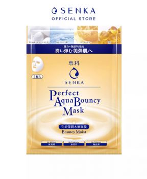 Mặt Nạ Senka Cấp Ẩm Và Đàn Hồi 25ml Perfect Aqua Bouncy Mask Bouncy & Moist