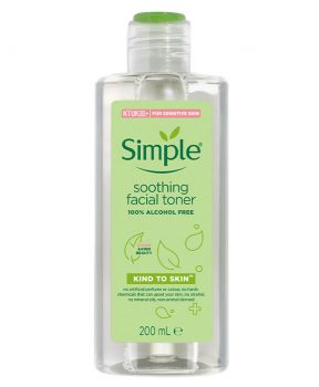 Nước Hoa Hồng Simple Dành Cho Da Nhạy Cảm 200ml Kind to Skin Soothing Facial Toner