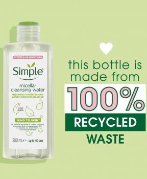 Nước Tẩy Trang Simple Dành Cho Da Nhạy Cảm 200ml Kind To Skin Micellar Cleansing Water