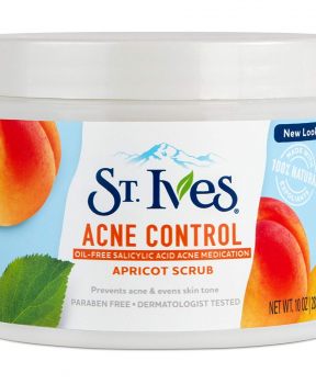Tẩy Tế Bào Chết St.Ives Cho Mặt Và Toàn Thân Ngừa Mụn Hương Mơ 283g Blemish Control Apricot Scrub