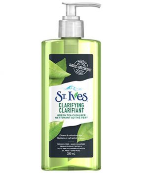 Gel Rửa Mặt ST.Ives Ngừa Mụn Chiết Xuất Trà Xanh 200ml Green Tea Cleansing Gel