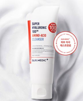 Sữa Rửa Mặt Sur.Medic+ Làm Sạch Sâu & Dưỡng Ẩm 100ml Super Hyaluronic 100™ Amino-Acid Cleanser