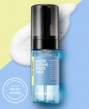 Nước Cân Bằng Sur.Medic+ Cấp Ẩm & Làm Dịu Da Dạng Bọt 110ml Azulene Soothing Mousse Toner